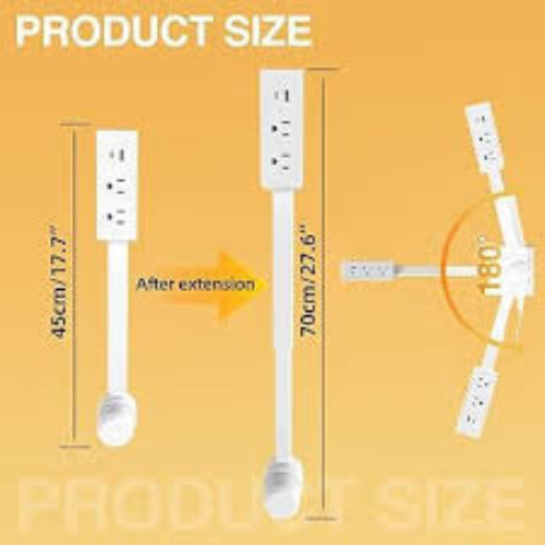 Extensor de Enchufe Giratorio 180