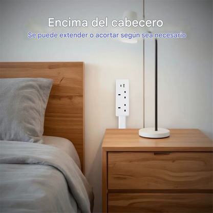 Extensor de Enchufe Giratorio 180