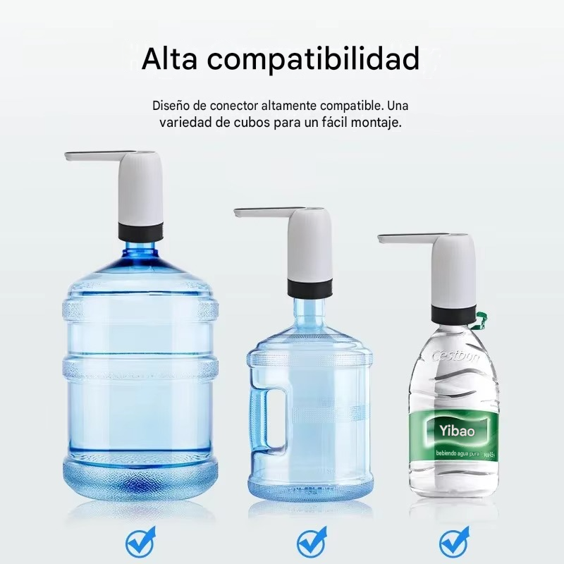 Dispensador de Agua Eléctrico Recargable - Agua al Instante con un Solo Toque