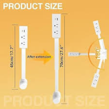 Extensor de Enchufe Giratorio 180