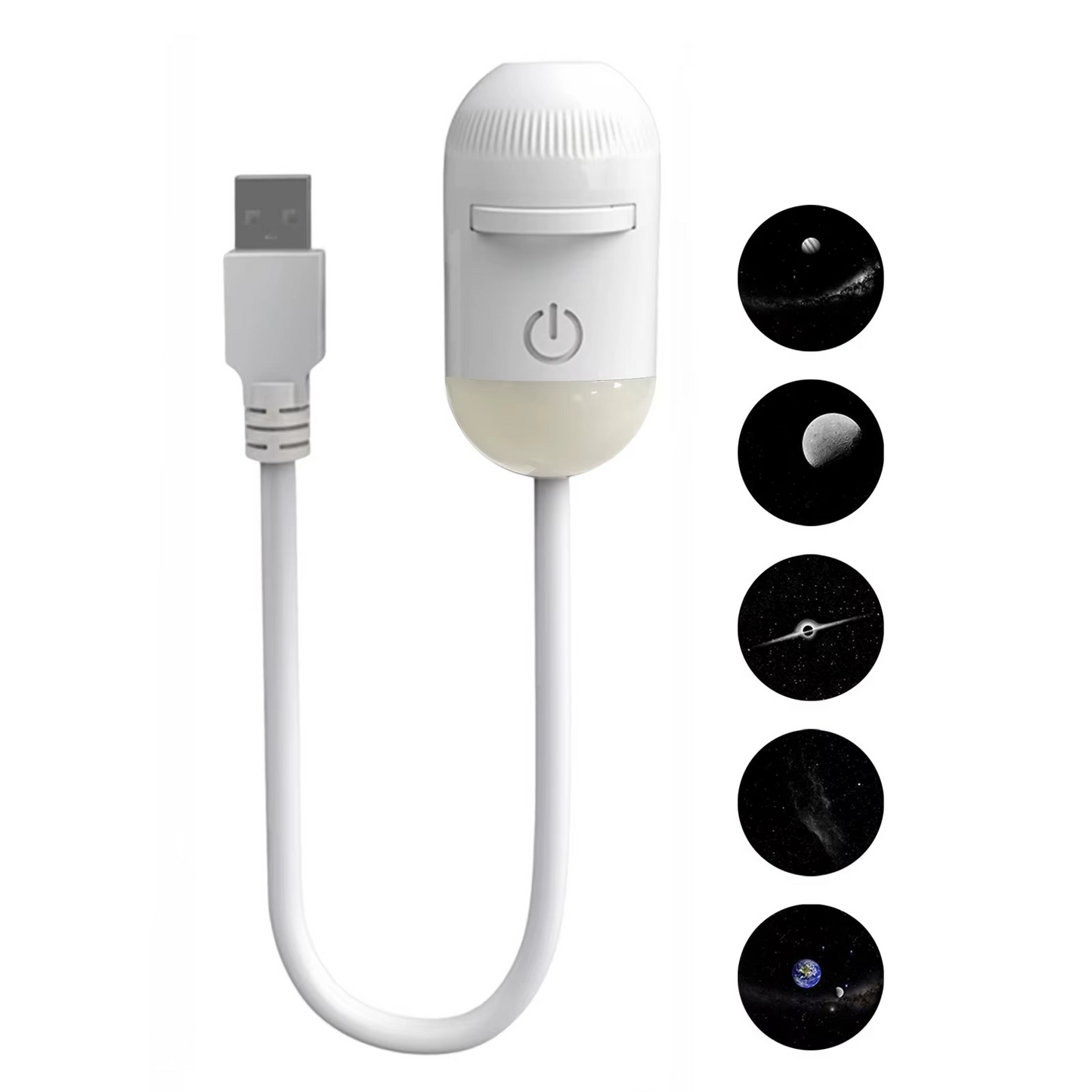 🌌 Mini Proyector Galaxy USB - Convierte cualquier habitación en un universo de estrellas en segundos ✨